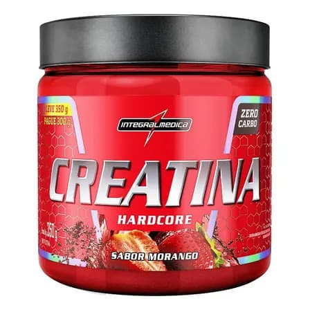 Creatina Sabor Morango 350g Integralmedica
