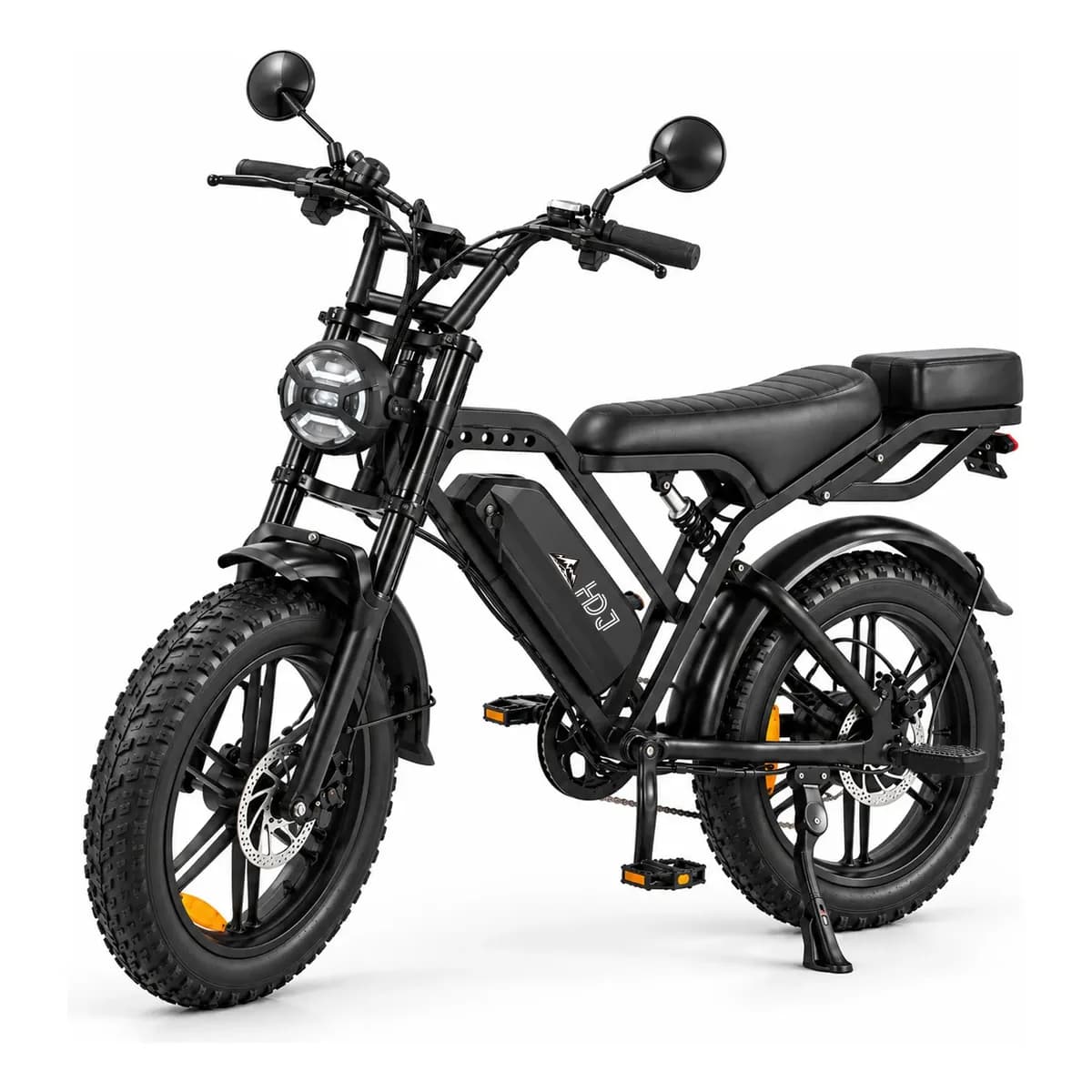 Bicicleta Eletrica Scooter 1000w Bike 50km Potente Lítio20ah Preto