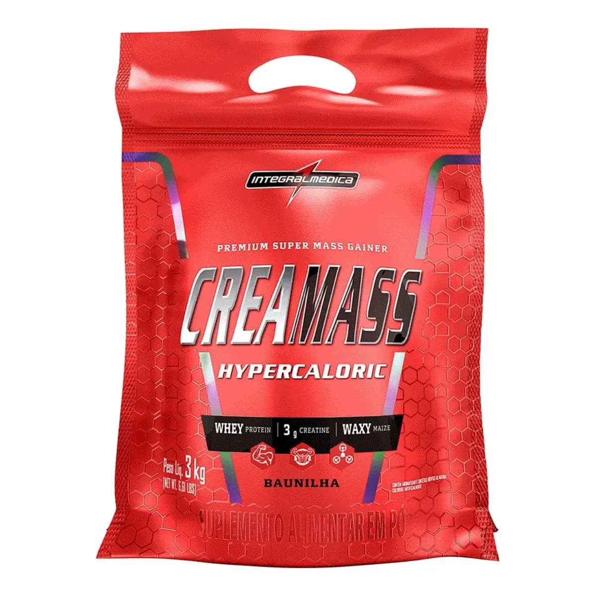 Hipercalórico Creamass 3kg Integralmédica Sabor Baunilha