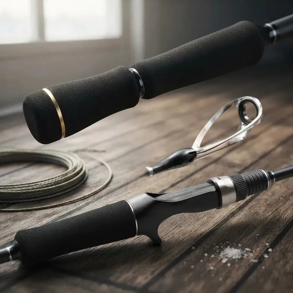 Vara Pesca Carretilha Maruri Nakamura Mizu 17lb 1,73m 1parte