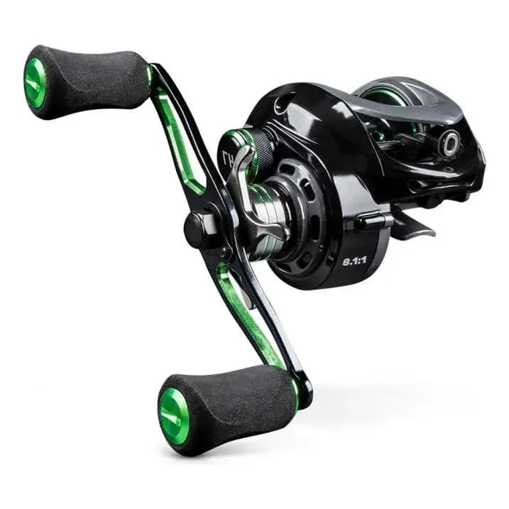 Carretilha Pesca Zeeo E-800 - 8 Rol - Drag:8kg - Rec.:8.1:1 Cor Preto Lado Da Manivela Direito