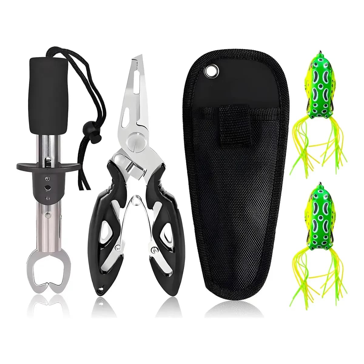 Kit de Pesca Wesapor com Alicate de Contenção,  Saca Anzol e Estojo