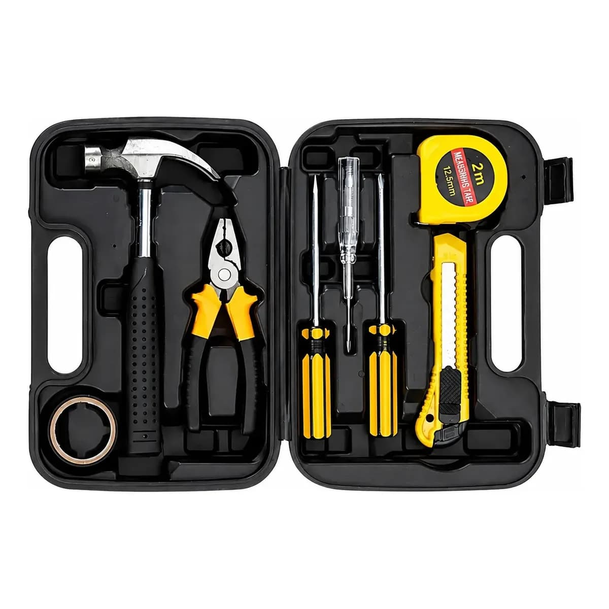 Kit Ferramentas Chave Basica Manual 8 Peças Jogo Maleta