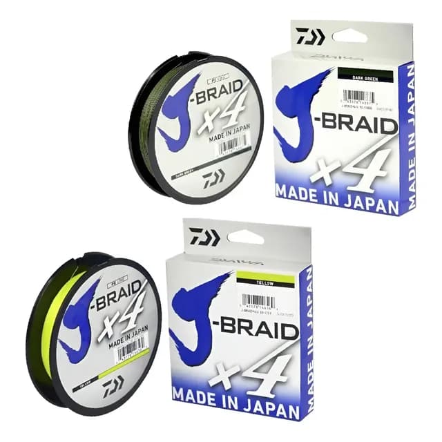 Linha De Pesca Multifilamento Daiwa J-braid X4 Carretel 135m