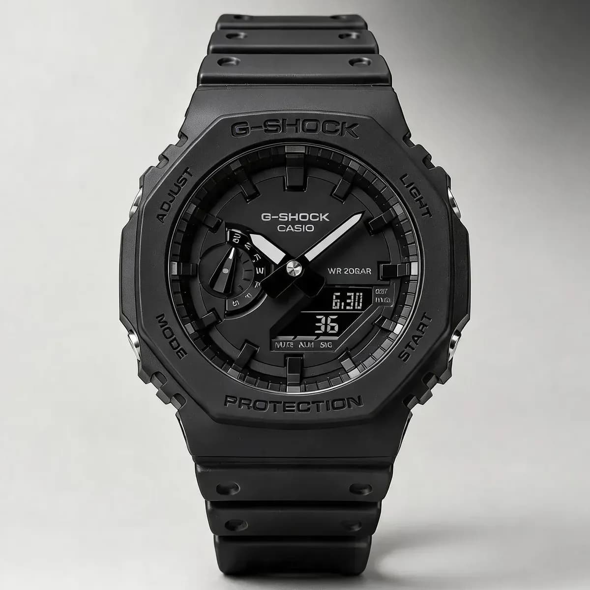 Relógio Casio G-shock Ga-2100-1a1dr Masculino Preto Carbon