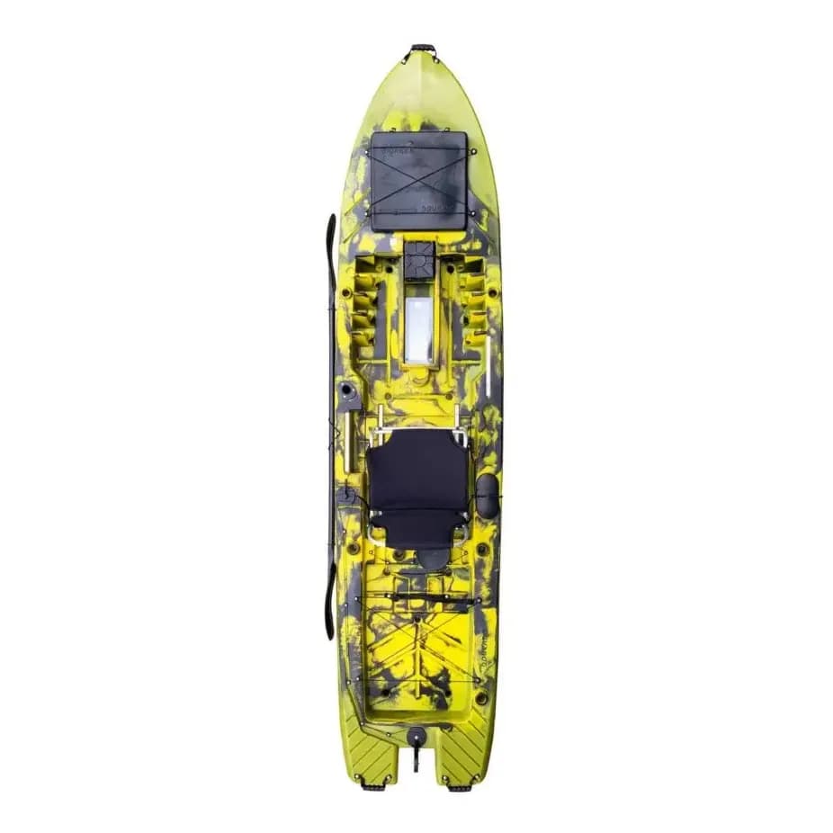 Caiaque Caiaker Dourado Assento Inteligente Remo Pesca Lazer