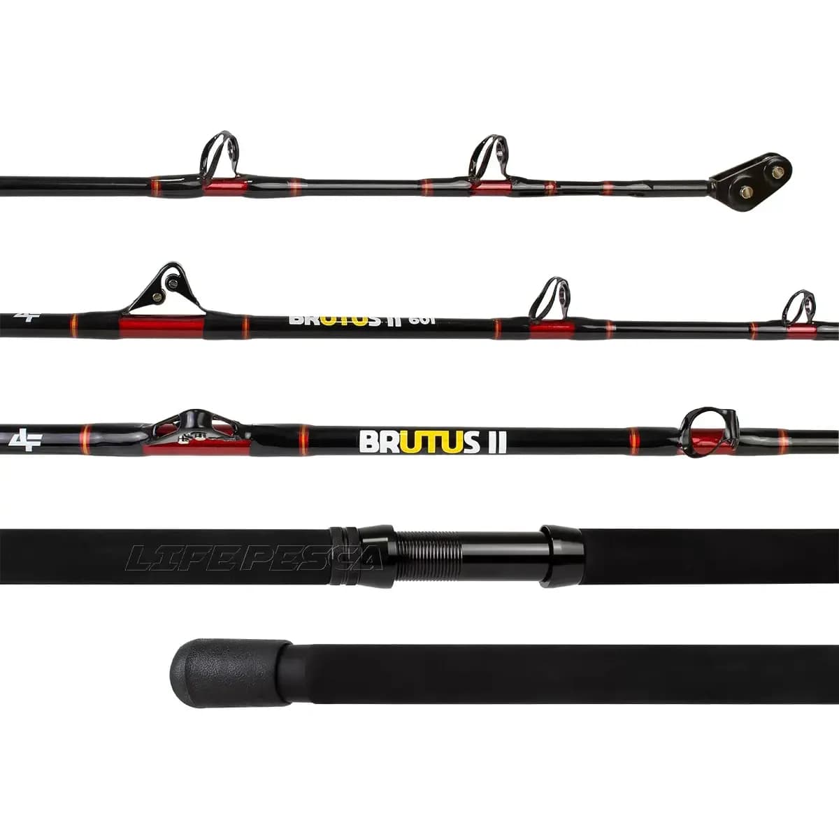 Vara Para Pesca Pesada Albatroz Brutus  Ii (1,80m) 80-100lbs