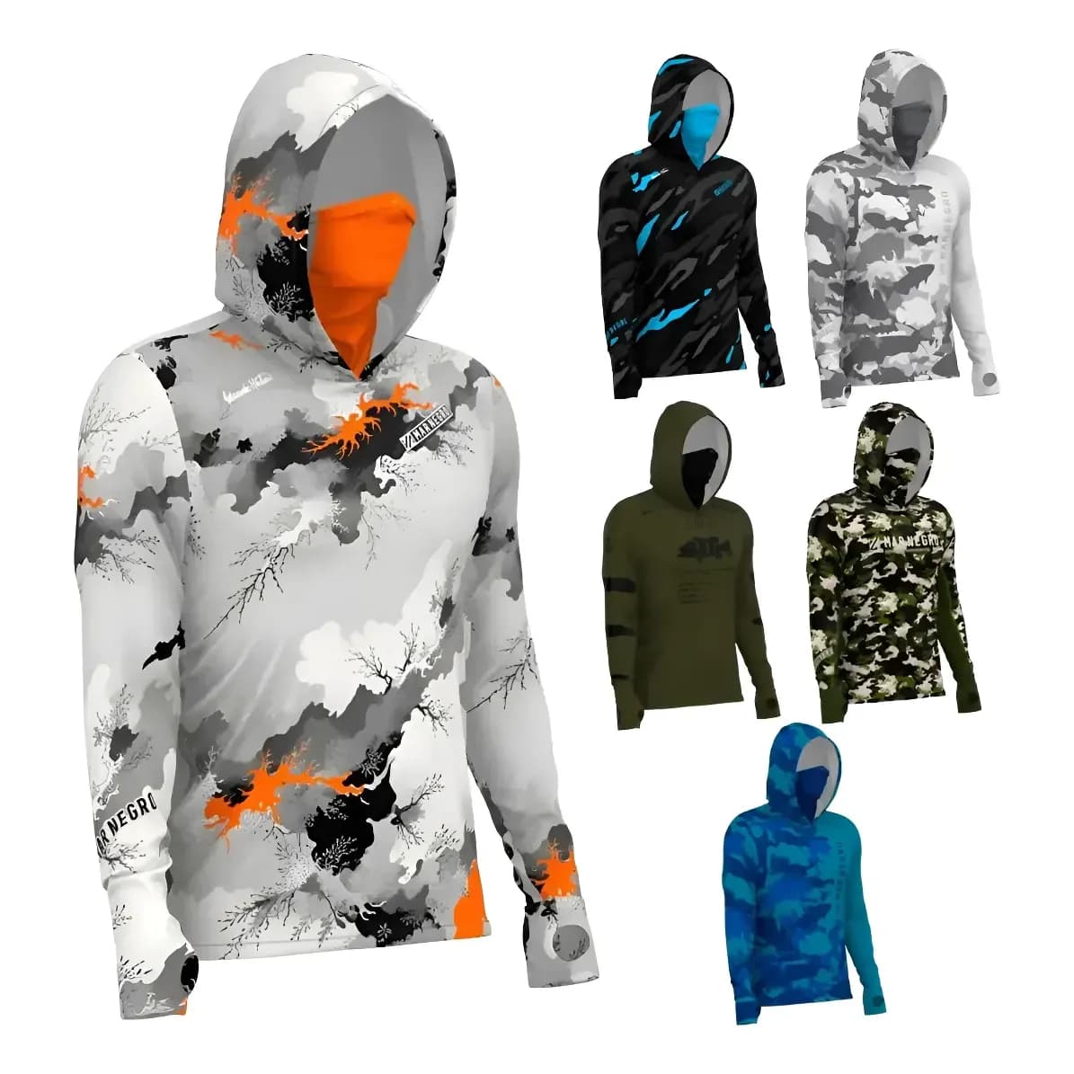 Camisa De Pesca X Protect 360 Sublimada Masculina Capuz Buff