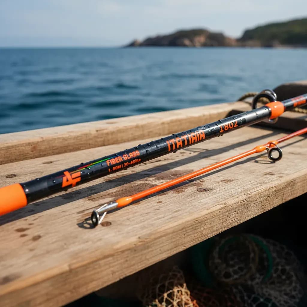 Vara  Para Molinete Pesca Pesada 35lbs Ação Media A Rápida