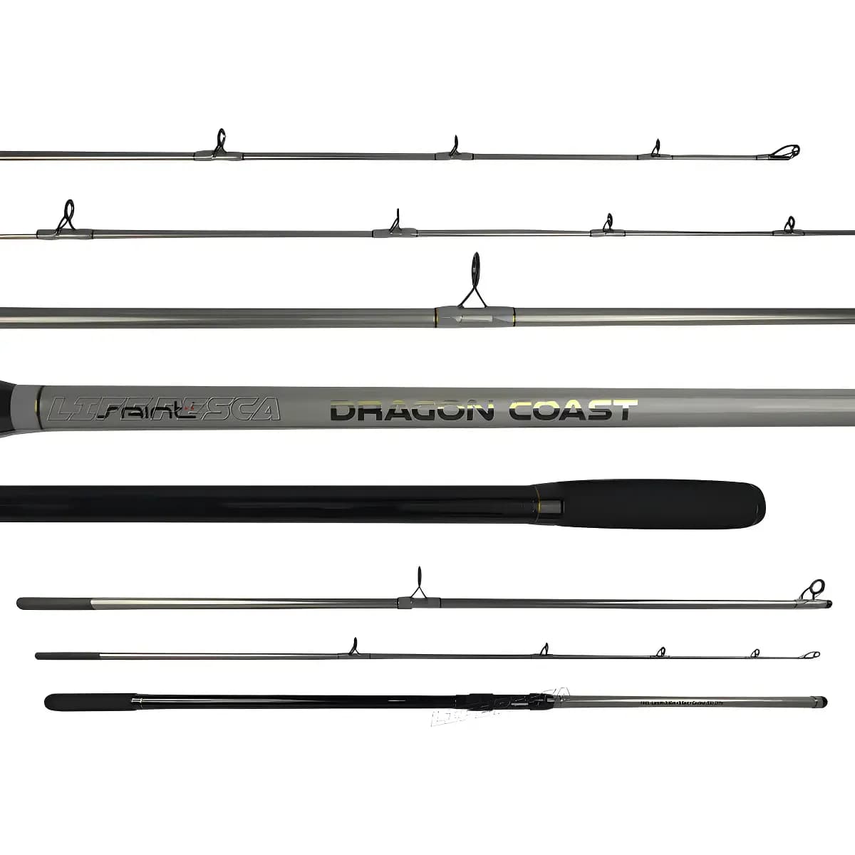 Vara Molinete Dragon Coast 3,90m  100-200g 3 Partes - Saint