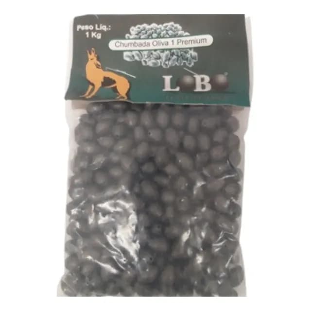 Chumbada Oliva Pesca Pacote 1kg Nº1 Tamanho 5g 200 Un