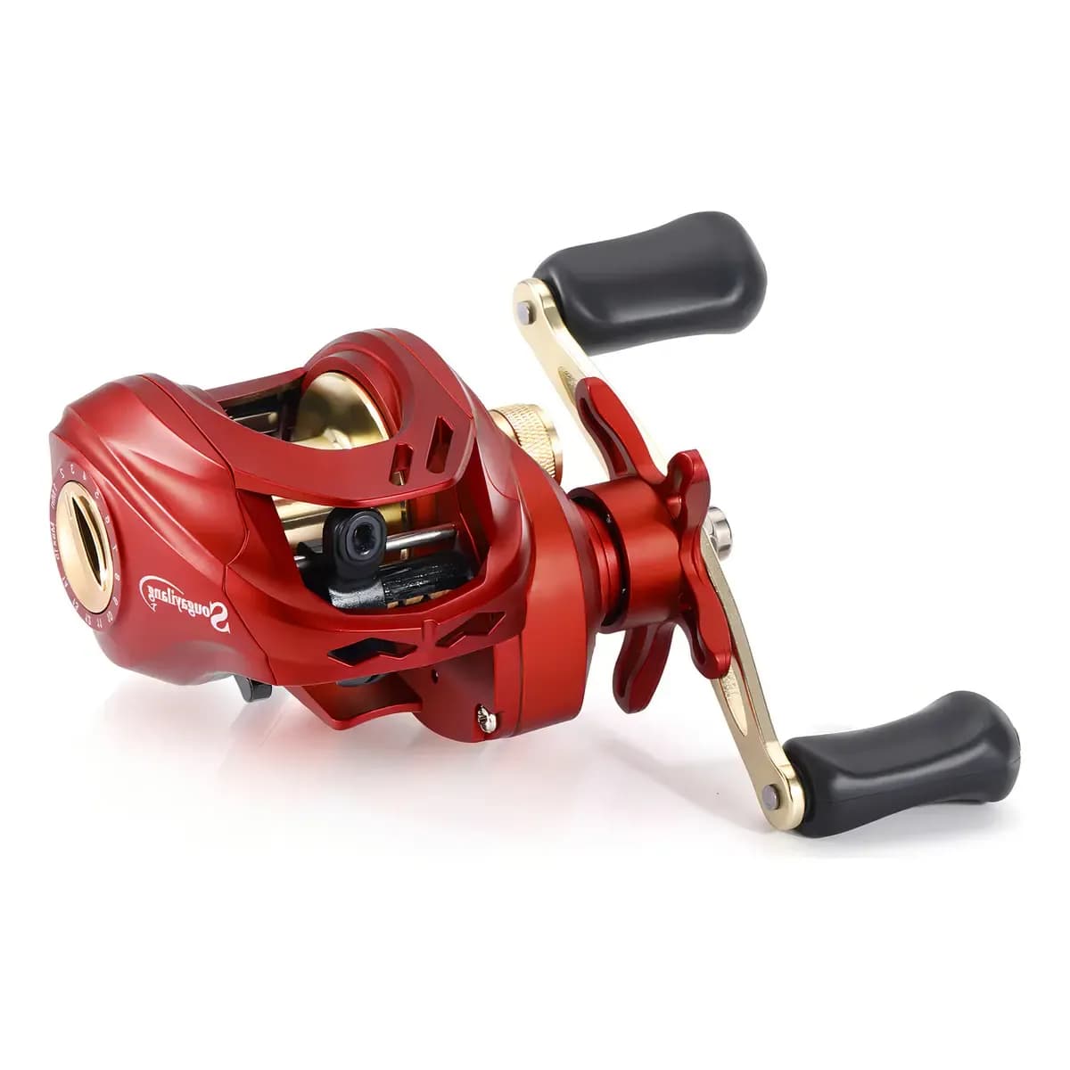 Carretilha de Pesca Sougayilang 7.2:1 Esquerta Modelo 1 10kg Freio