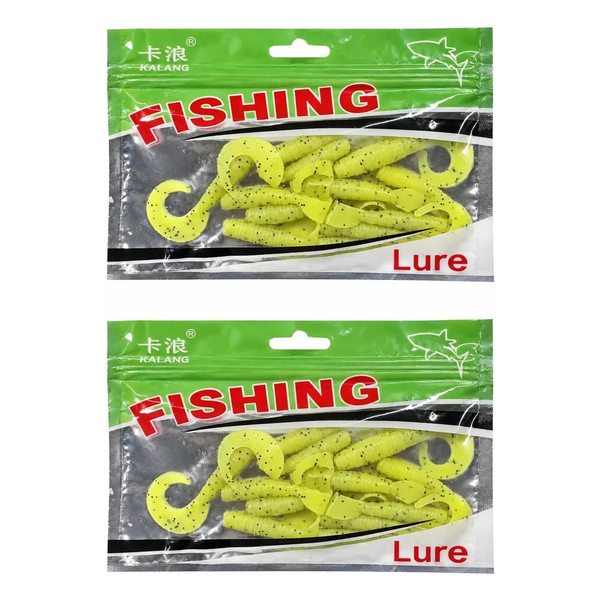 Kit De Isca Artificial Soft  Grub Kalang C/24un - 6cm Pesca