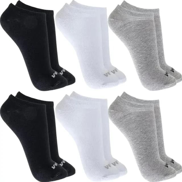 Kit 6 Pares Meia Soquete Mash Sapatilha Cano Baixo