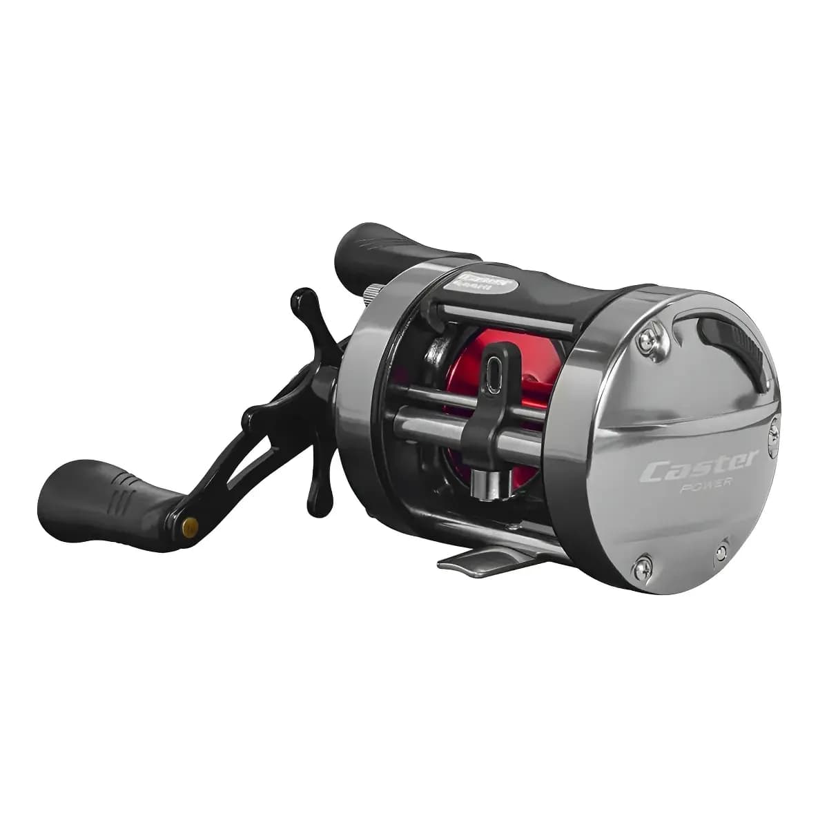 Carretel Carretilha Marine Sports Caster Power 400 Esquerdo Cor Prateado