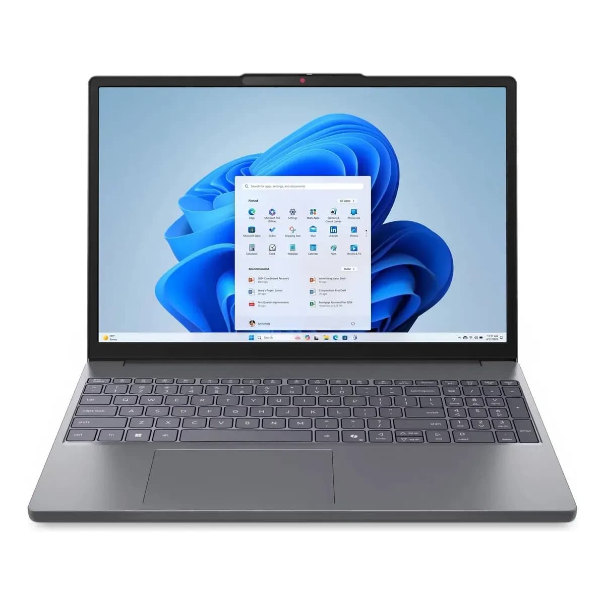 Notebook Lenovo Ideapad Slim 3i Intel Core 3 100u 8gb 512gb Ssd Windows 11 15.3 - 83nu0006br Luna Grey
