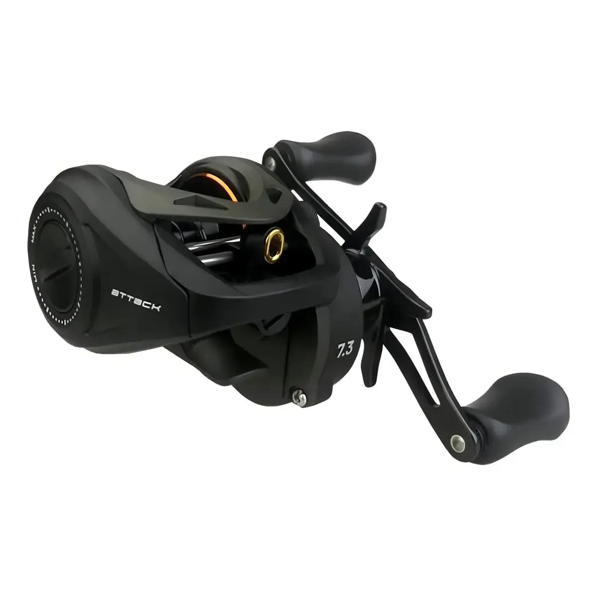 Carretilha Maruri Attack Black Lh 7 Rol.  Drag 5kg Esquerda