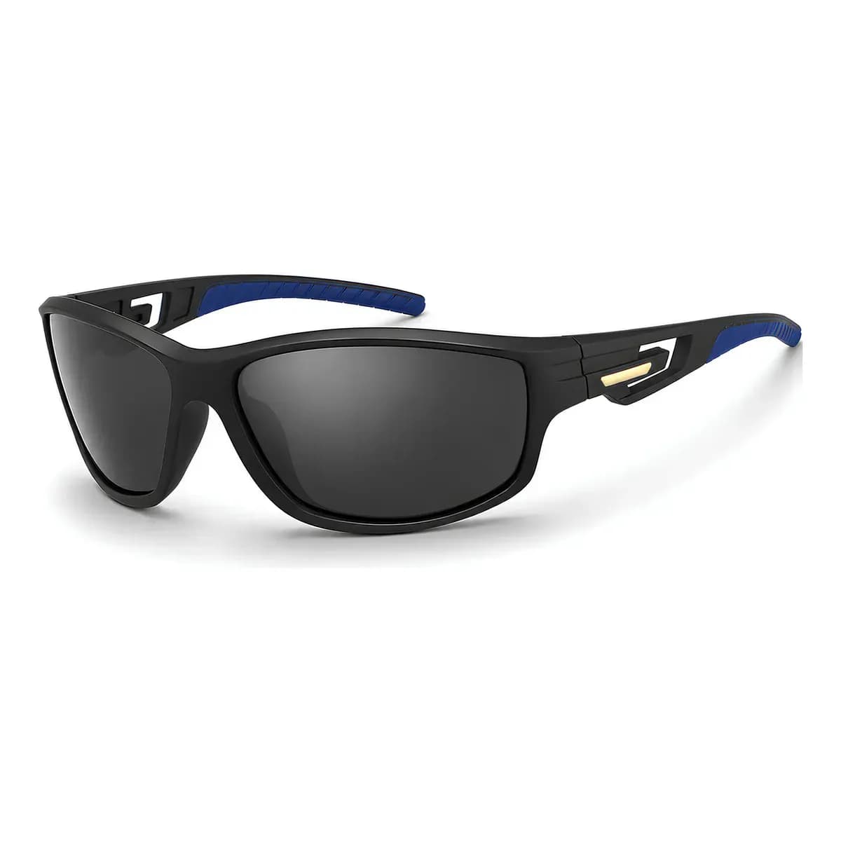Óculos de Sol Masculino Polarizado Esportivo Uso Pescaria Ciclismo Corrida Dirigir Dia A Dia Com Proteção UV400 Armação Preto Fosco Design Moderno Visão Confortável Diminui Reflexo VH 2001