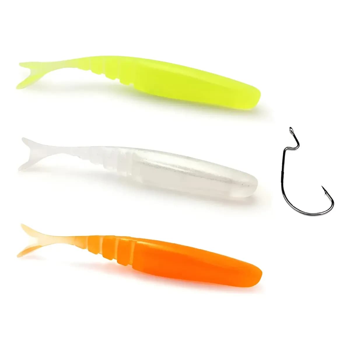 Isca Soft Monster 3x M-action  10,5cm Maicon Bianchi + Cor Mellow / New Shine / Orange
