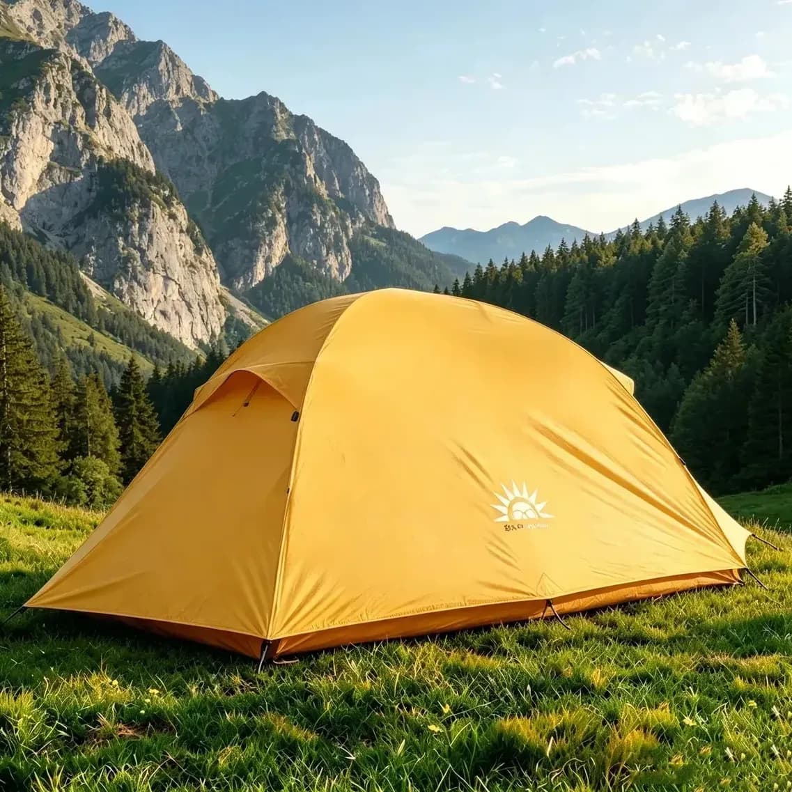 New Hawaii Barraca Camping Casal 3000mm Impermeavel Profissional Fácil Montagem Cor Laranja