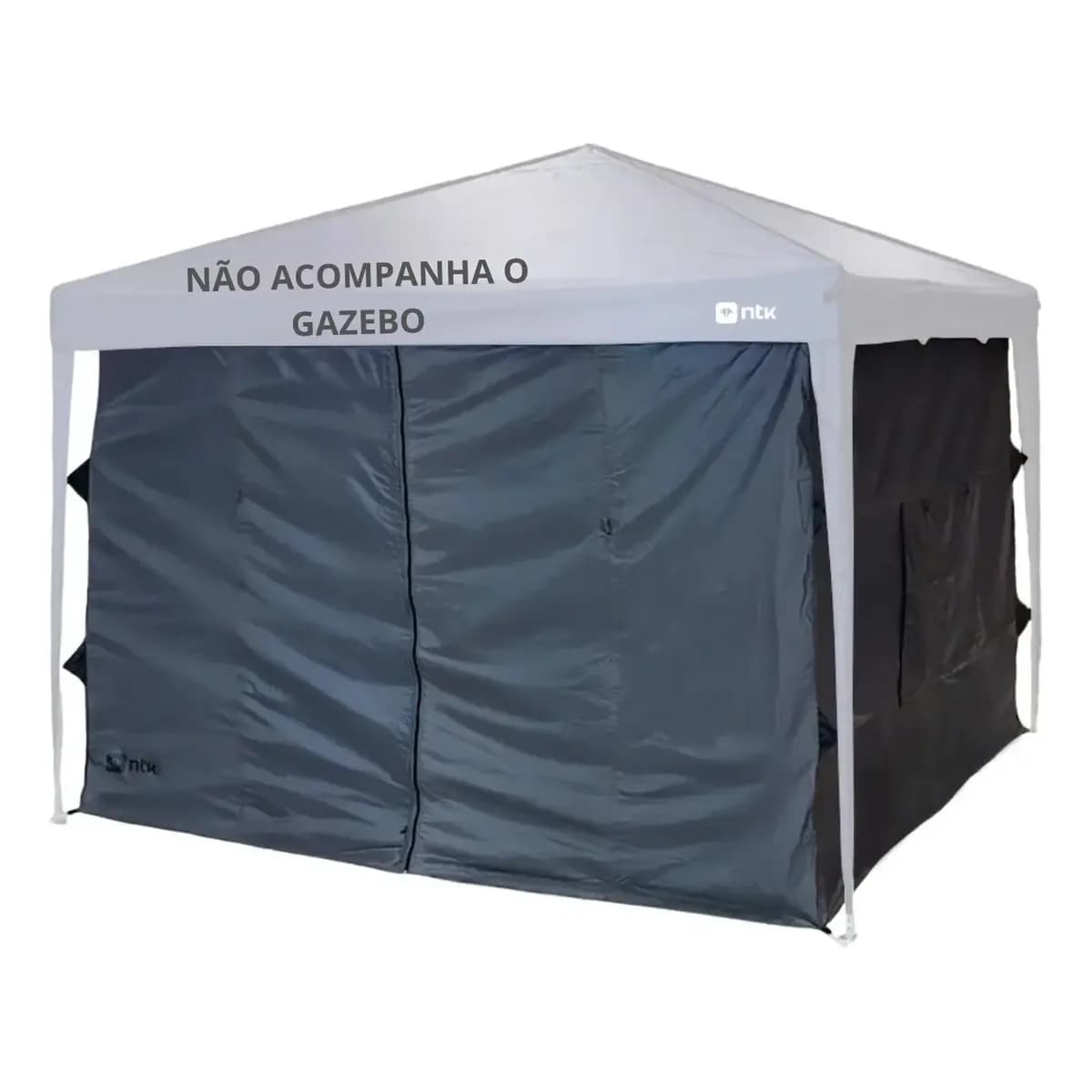 Parede Para Gazebo Transform Wall Em Poliéster 190t 3x3m