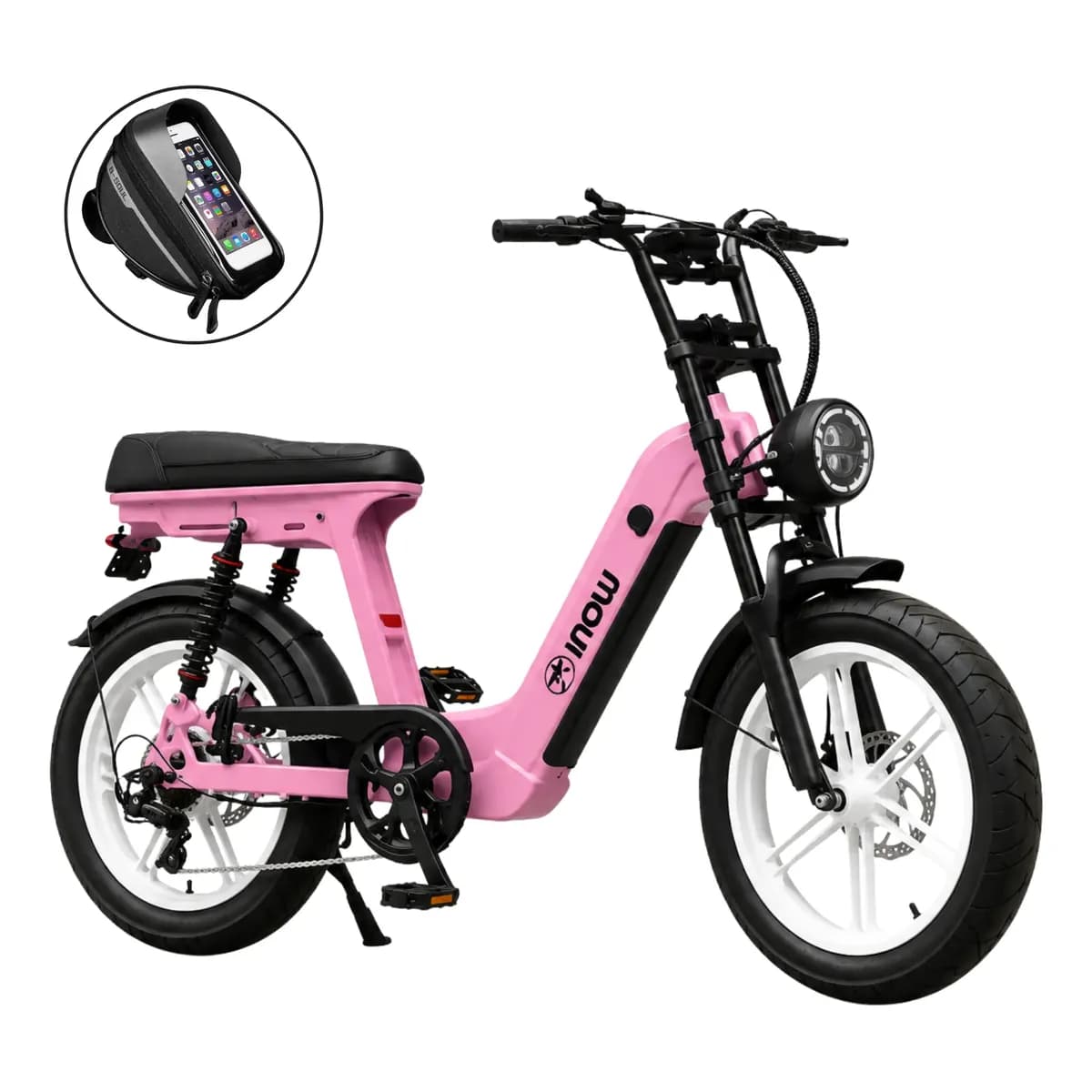 Bicicleta Eletrica Inow X25 Rosa Bike Autopropelido 50km Rosa 20