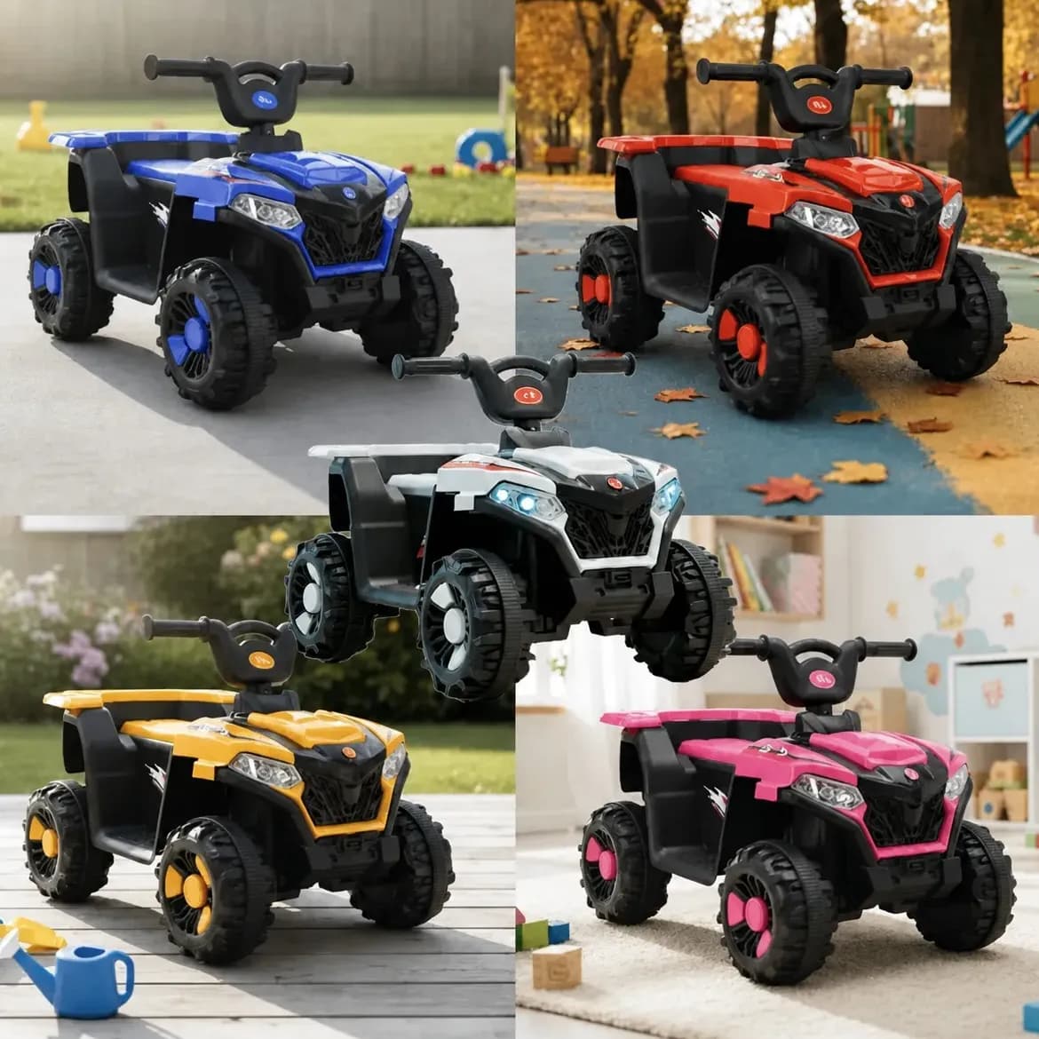 Mini Quadriciclo Elétrico Infantil 6V Bivolt ThunderToys