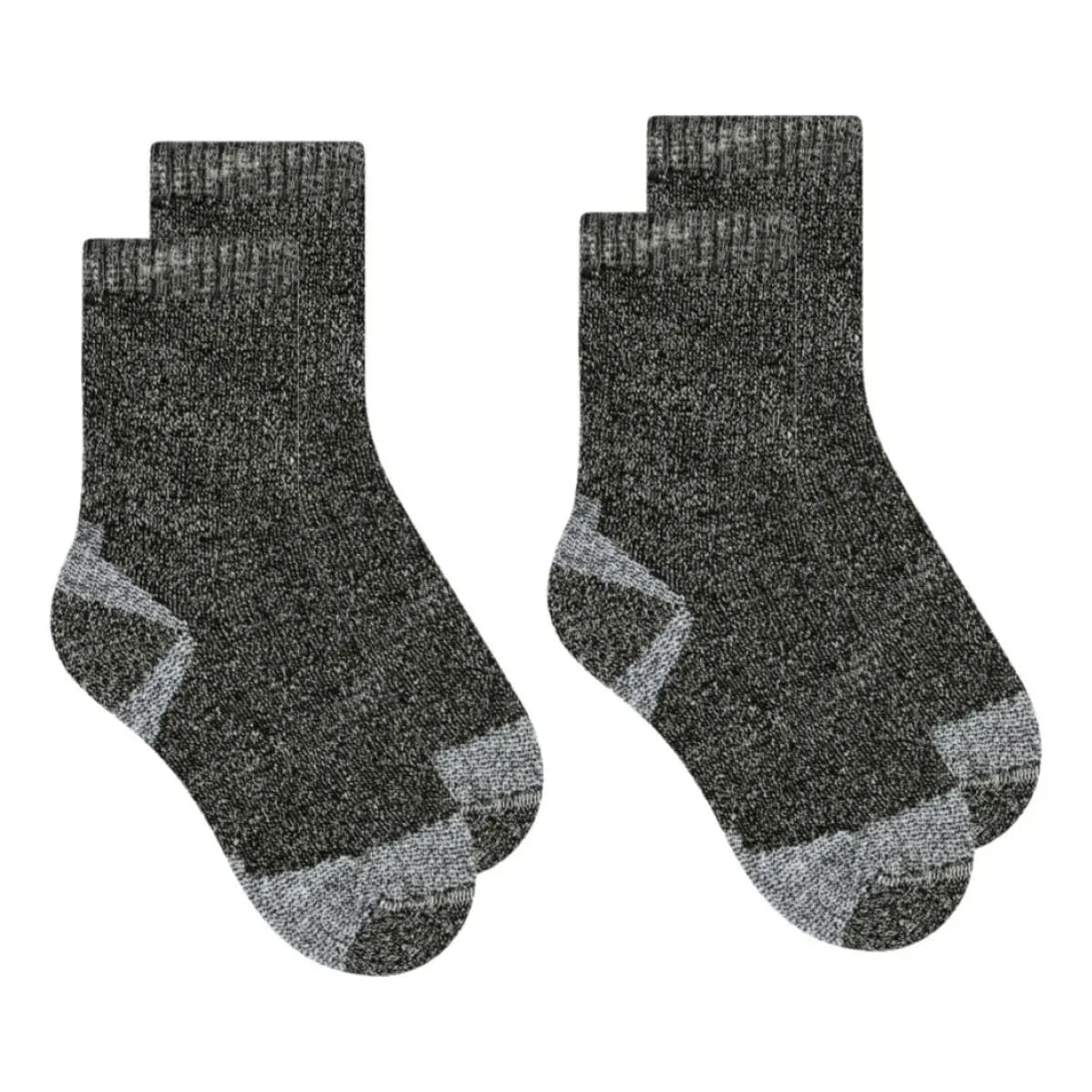 Kit 2 Pares De Meia Trekking Coolmax Cano Longo Selene 4025 Preto Mescla 39-43