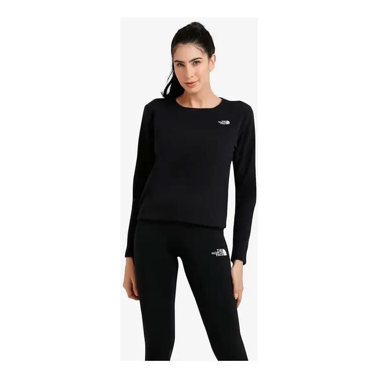 Fleece Feminino Glacier Crew The North Face Tnf Black G Lisa