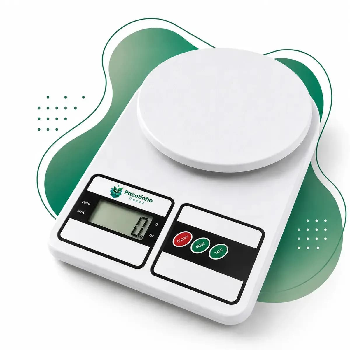Balança de Cozinha Digital de Precisão até 10Kg