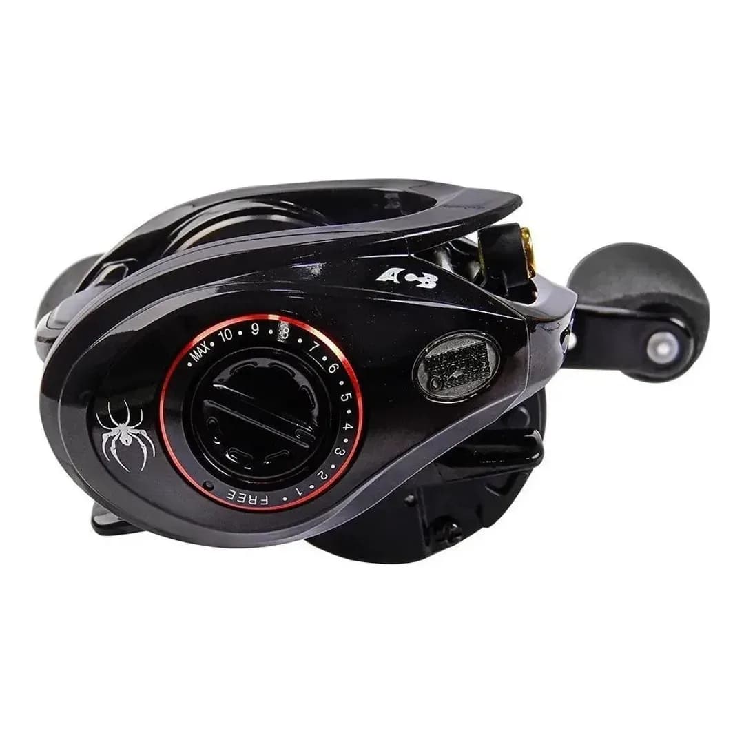 Carretilha Marine Sports Lubina Black Widow GTX Esquerdo Color Preto