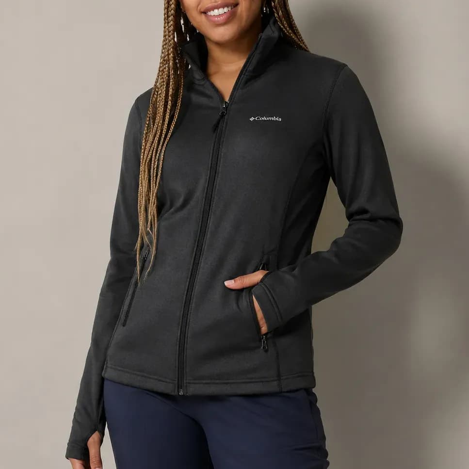 Jaqueta Feminina Park View Grid Fleece Full Zip Columbia