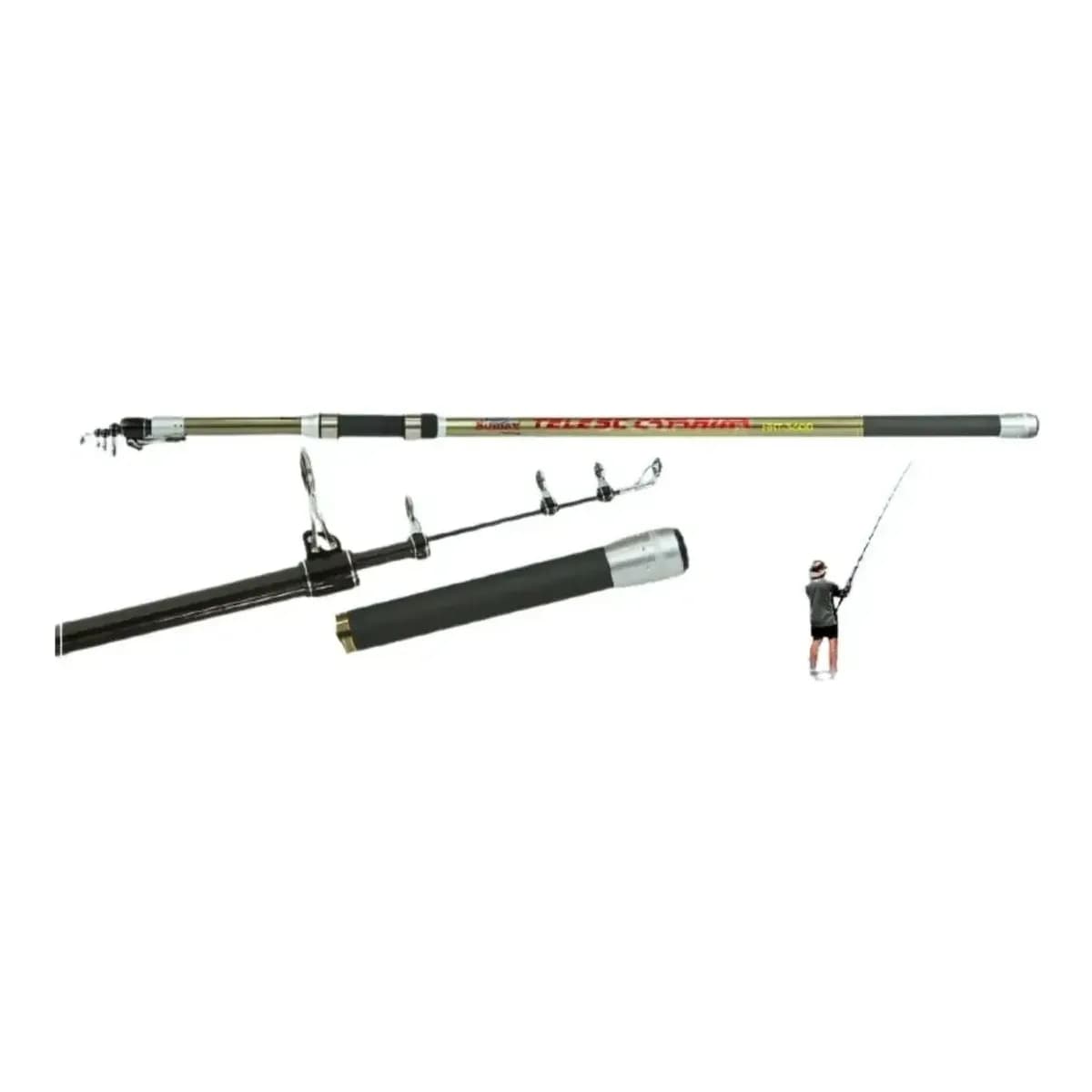 Vara Pesca Praia Catarina Sumax 4,50m 100/200g 100% Carbono