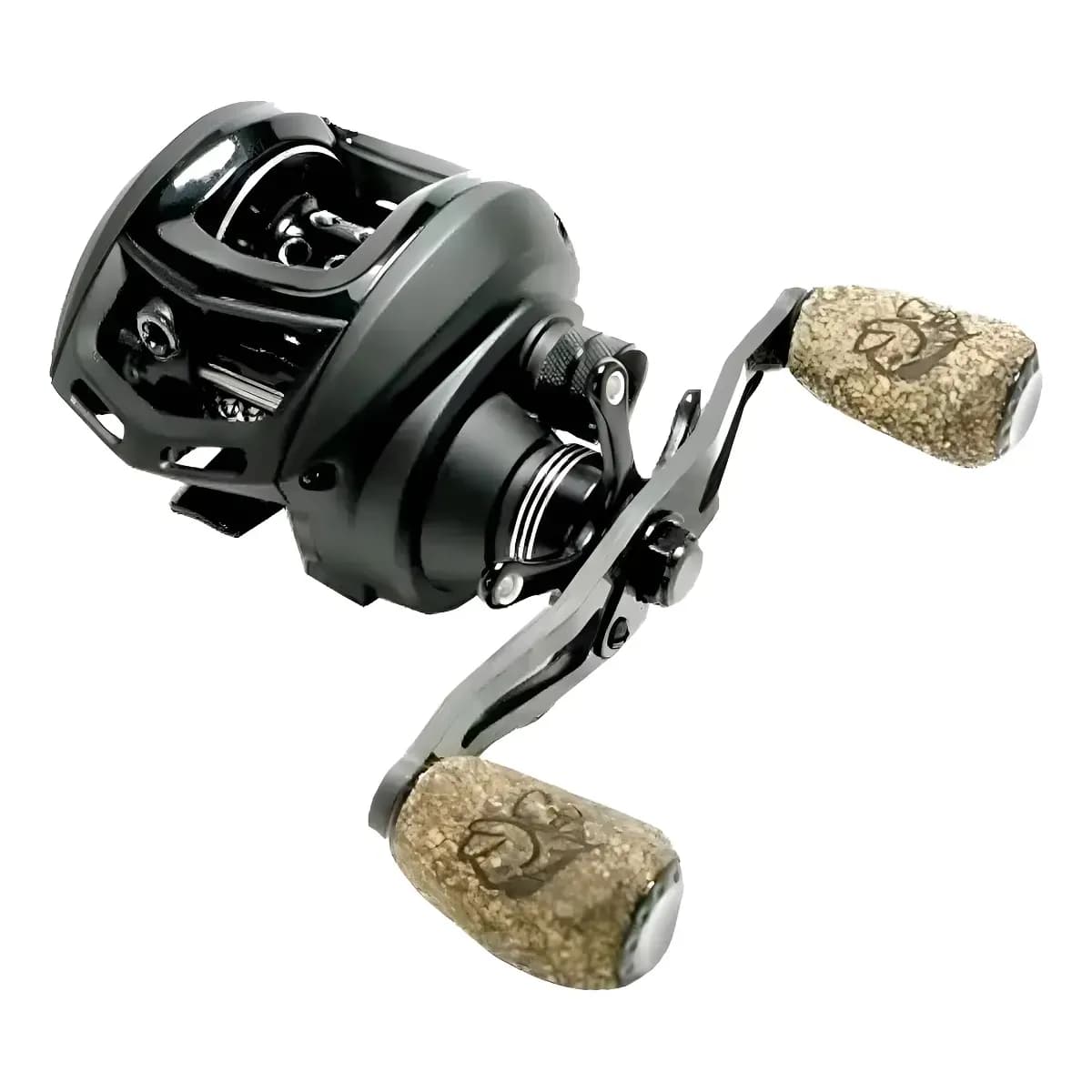 Carretilha Pro-tsuri Tournament Esquerda 10  Rolamentos Pesca Alumínio Preto