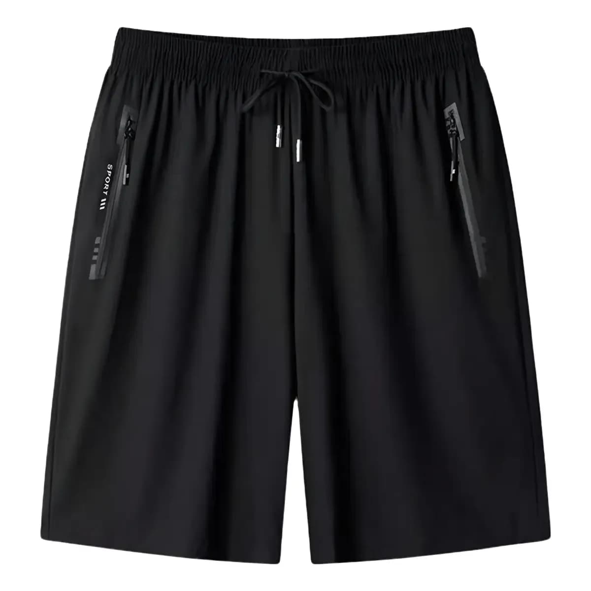 Short Masculino Bermuda Praia 2 Bolsos Zíper Secagem Rápida