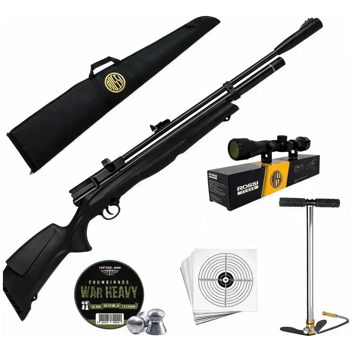 Carabina Pcp Beeman 1336s Side Lever Rossi 6.35mm Completa P