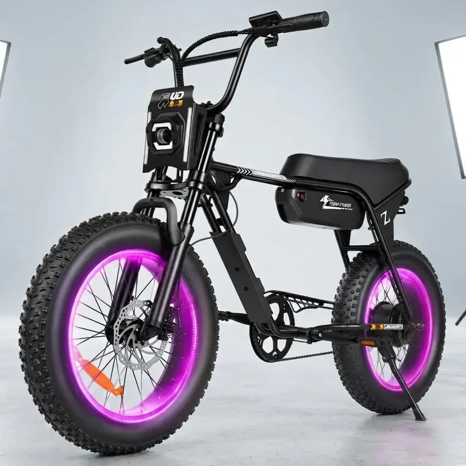 Bicicleta Elétrica Dirt E-bike Para Adultos Preto 20