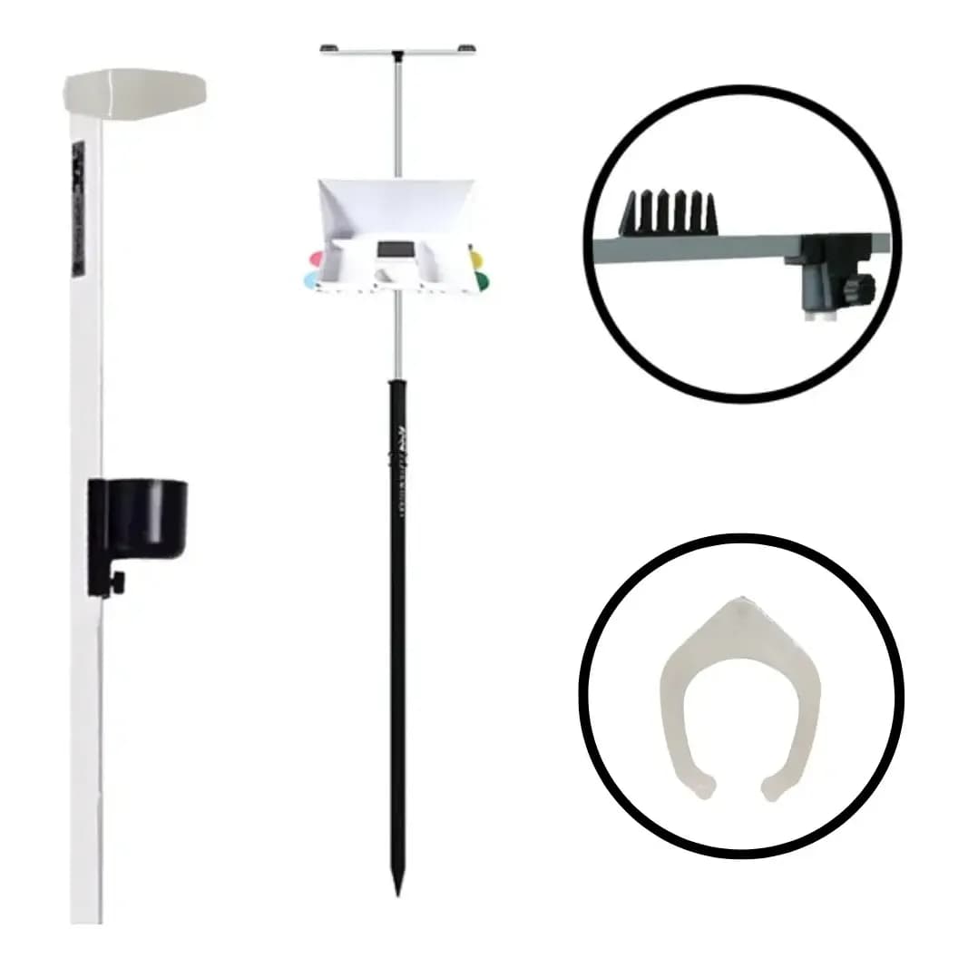 Kit Adc Secretária Com Varal + Suporte De Vara Hf120