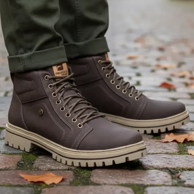 Bota Masculina Ferraroni Adventure Casual Tratorada