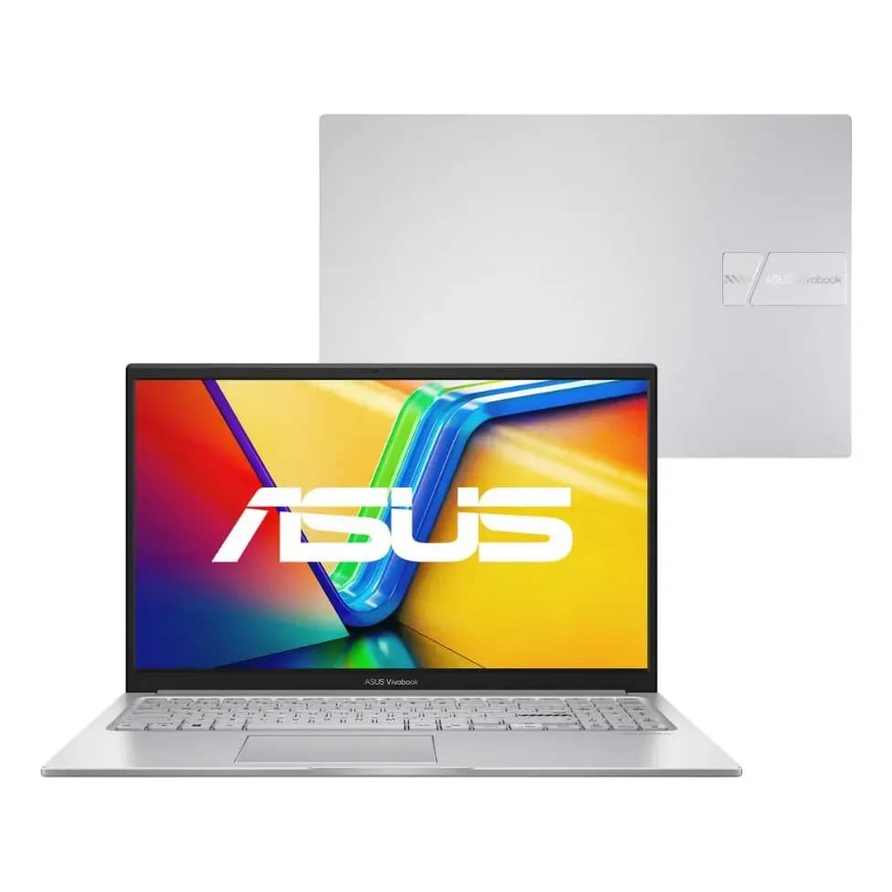 Notebook Asus Vivobook 15 X1504va Intel Core I5 1334u 8gb Ram 256gb Ssd Windows 11 Home Intel Iris Xe Tela 15,6 Led Fhd Silver - Nj1738w