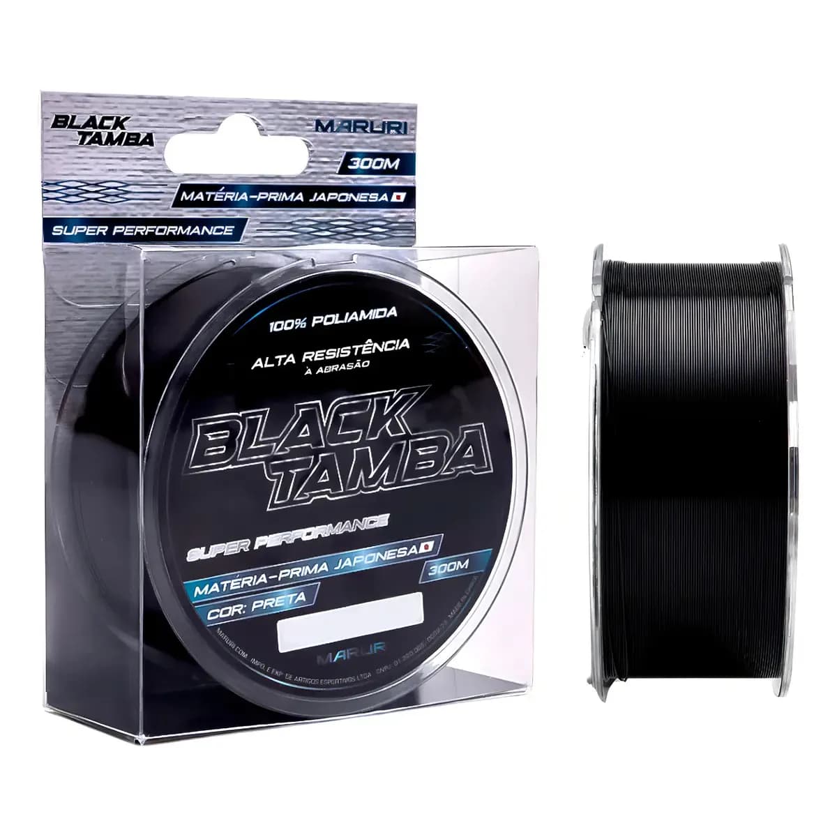 Linha Monofilamento Black Tamba 4.0 300m - Maruri 0,33mm