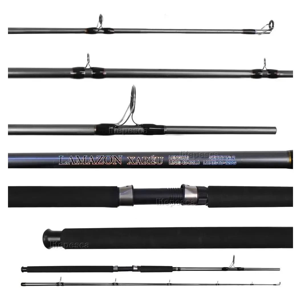 Vara P/ Molinete Lamazon Xaréu (2,70m) 40-60lbs - 2 Partes
