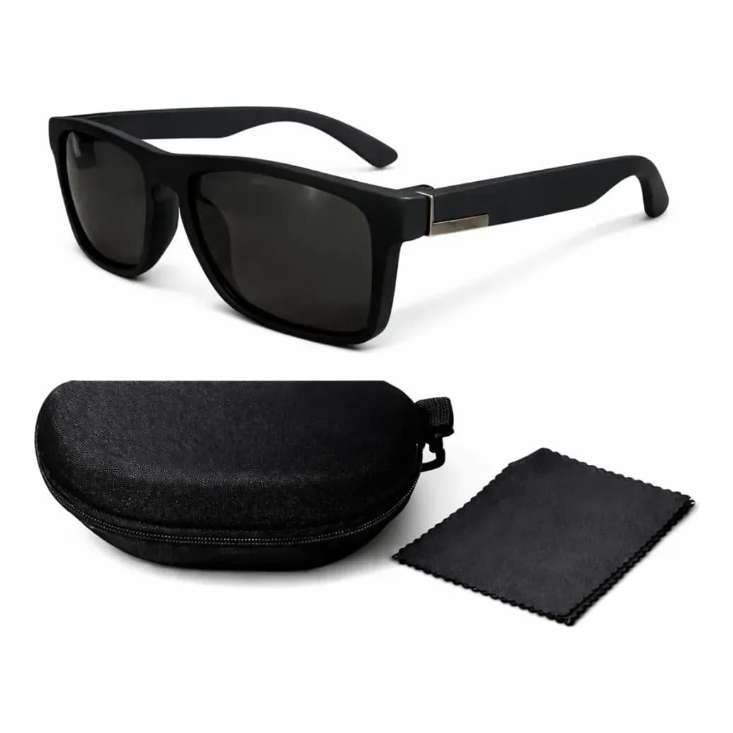 Óculos De Sol Pesca Bike Viagem Polarizado Proteção Uv400  Preto