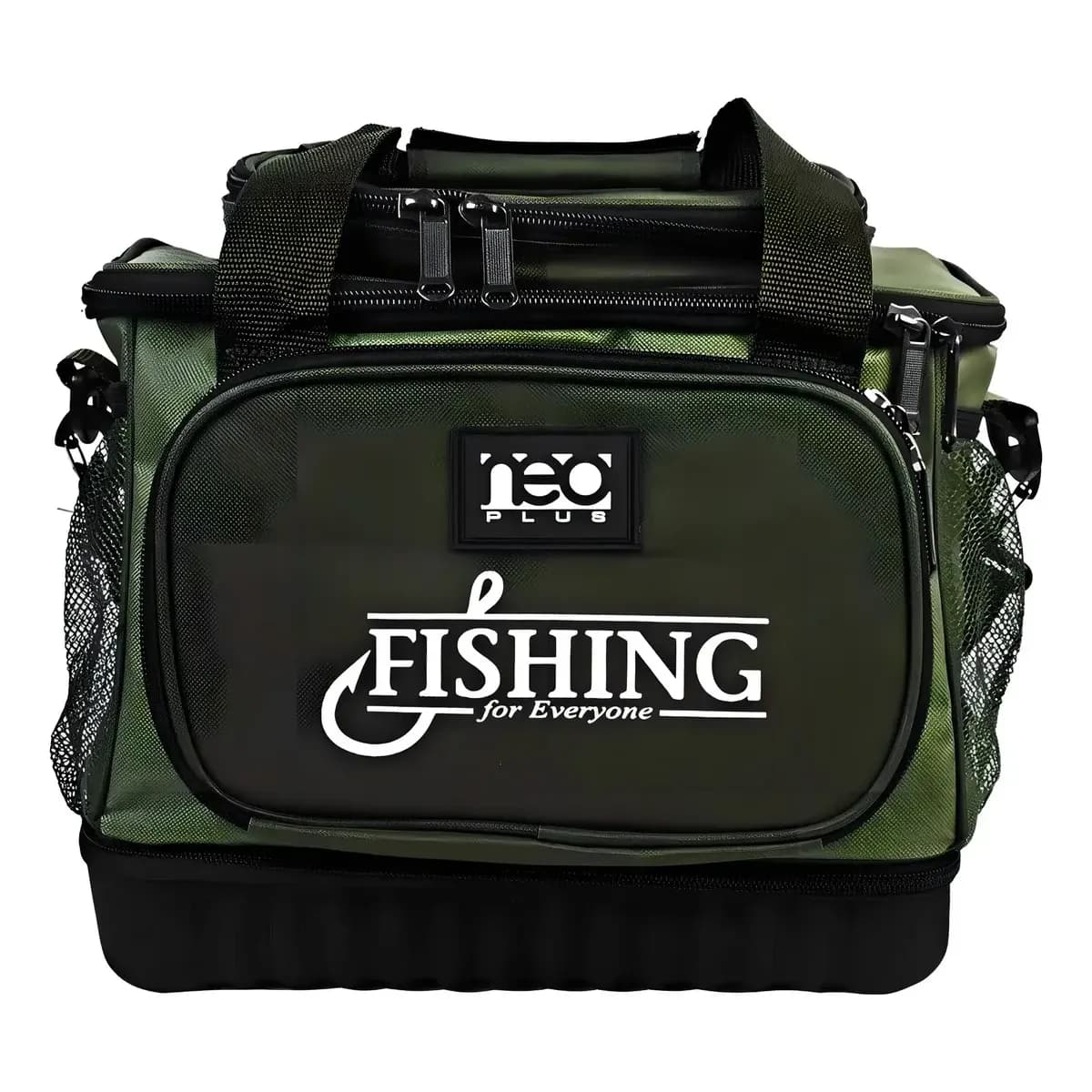 Bolsa De Pesca Neo Plus Fishing Marine Sports Com Nota Cor Verde Desenho do tecido Verde