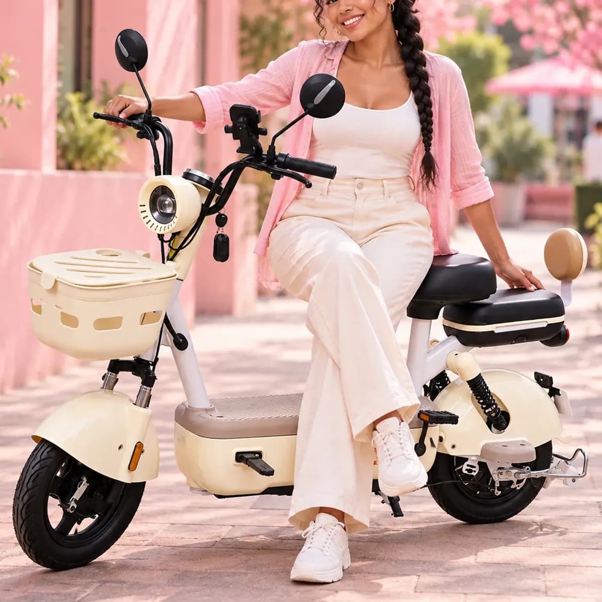 Bicicleta Elétrica Scooter 1000W Bike 50km Baterias De Lítio