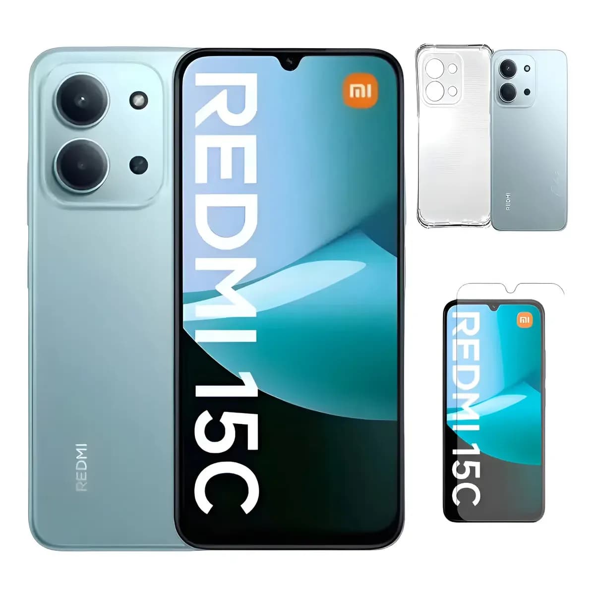 Celular Xiaomi Redmi 15c 256gb 8gb Ram Dual Sim + Cor Azul