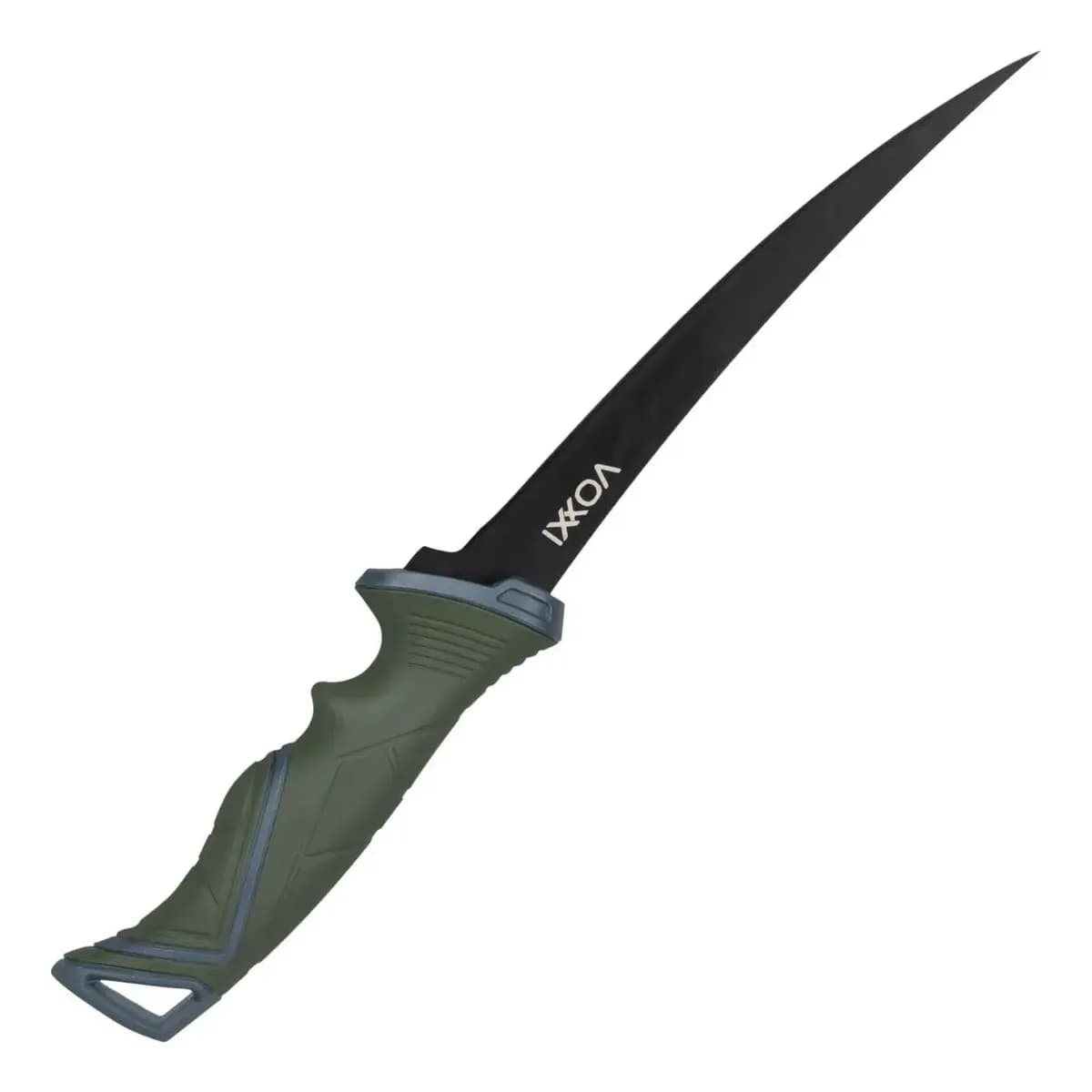 Faca Fileteira Bainha Voxxi Aço  Inoxidavel Afiada Ff06 31cm Verde-musgo
