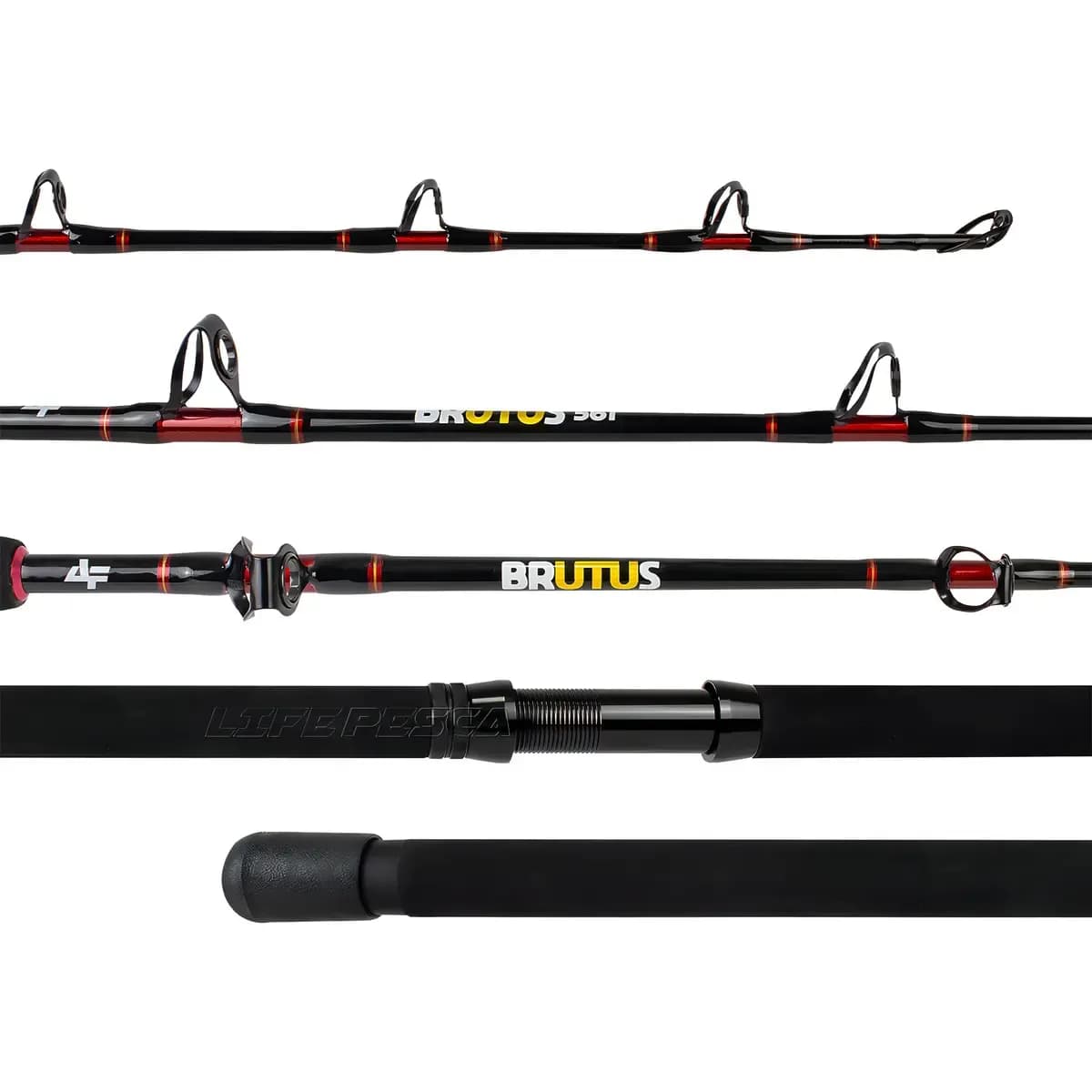 Vara Para Molinete Albatroz Brutus (1,80m) 60-80lbs