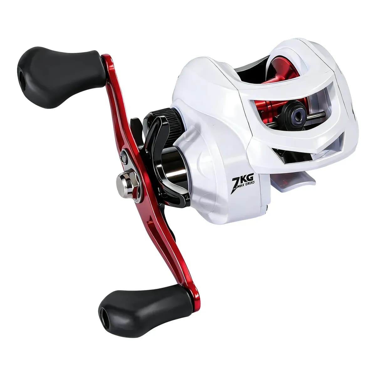 Carretilha De Pesca 6.3:1 Suporte 7kg Drag Copo De Alumínio