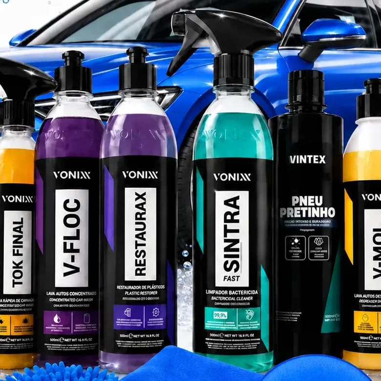 Kit Completo Lavar Carro Rapido Cera Pulverizador 2l Brilho